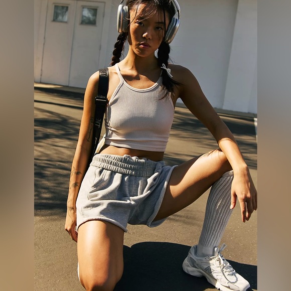 Free People Tops - NWOT Free People Happiness Runs Crop Tank in Cashmere Sz M/L